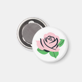 Imán Rosa rosa bebé