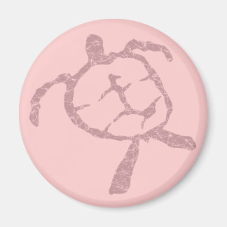 Imán rosa tortuga