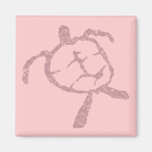 Imán rosa tortuga