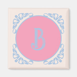 Imán Rosa y azul personalizados
