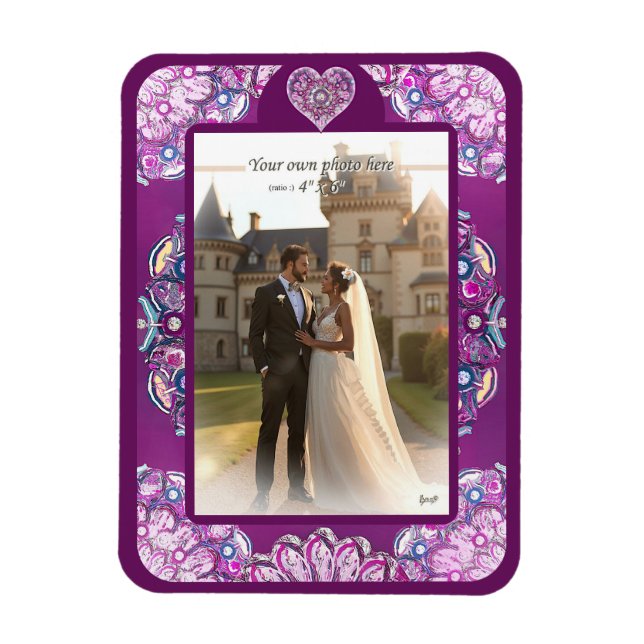 Imán rosáceo rojo cardinal (Vertical)