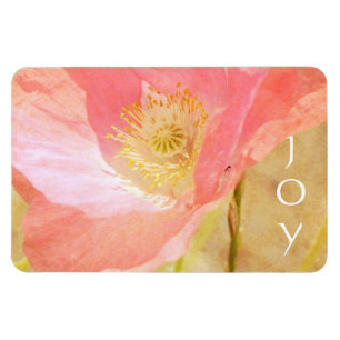 Imán rosado de la alegría de la amapola de