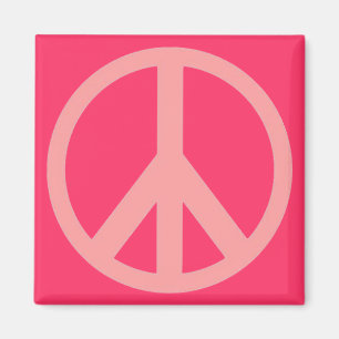 Imán rosado de la paz