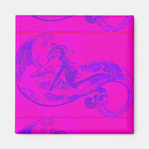imán rosado de la sirena