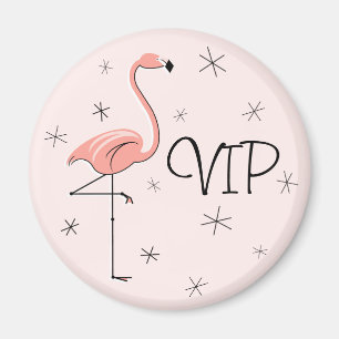 Imán rosado del VIP del flamenco