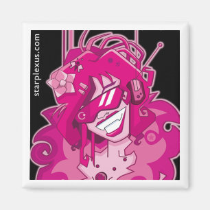 imán rosado eléctrico