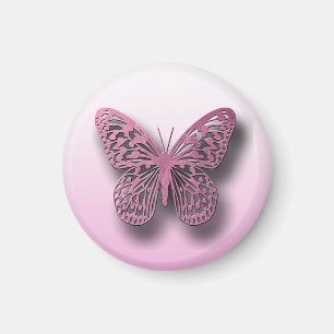 Imán rosado lindo del armario del refrigerador de