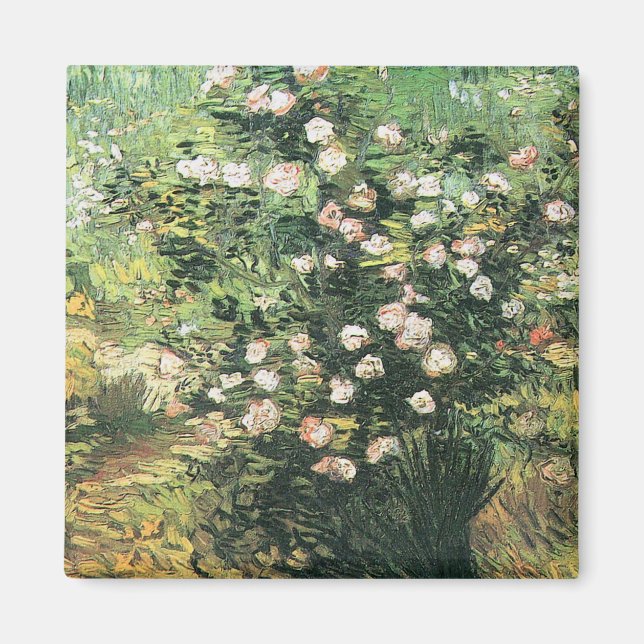 Imán Rosal en Flor por Vincent van Gogh (Frente)