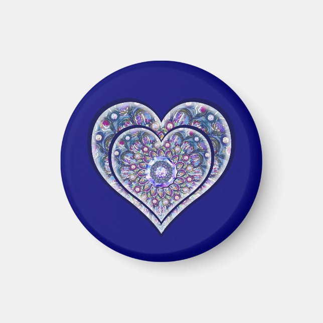 Imán Rosario azul (Frente)