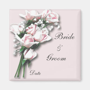 Imán Rosas Bride&Groom Magnet