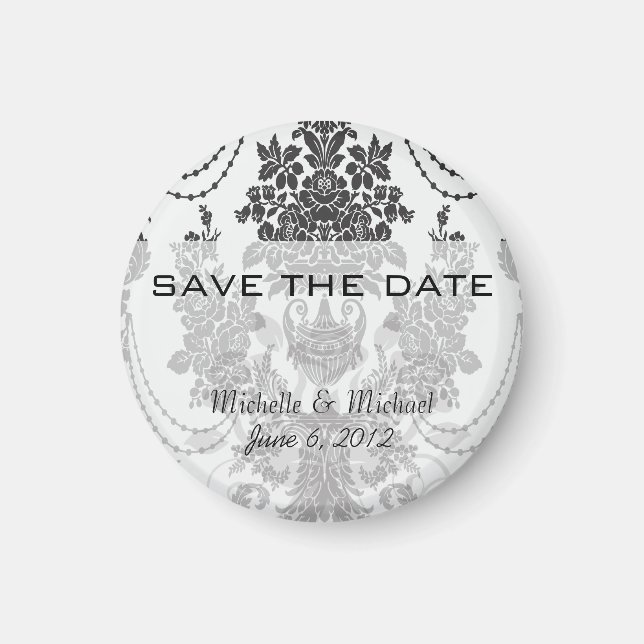 Imán rosas damasquinados blanco y negro.ai (Frente)