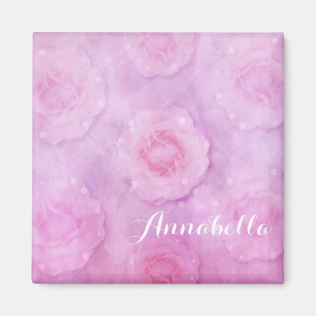 Imán Rosas de acuarela (Frente)