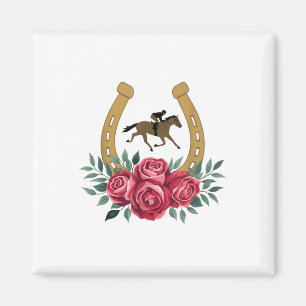 Imán Rosas de Carreras de caballos Ky 151ª Fiesta de ca