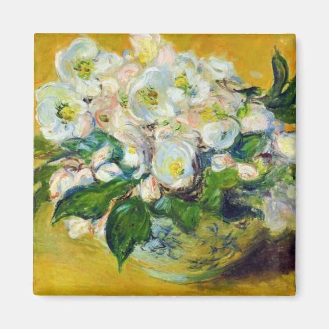 Imán Rosas de Navidad (de Claude Monet) (Frente)