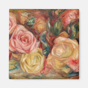 Imán Rosas de Renoir Impresionist Painting