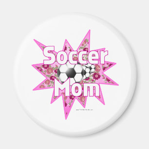 Imán Rosas de Soccer Mom