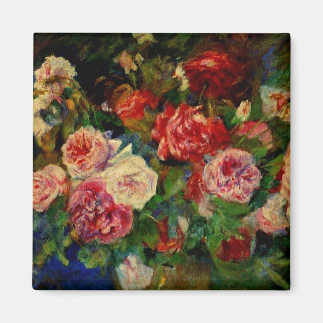 Imán Rosas, la famosa pintura de Renoir, (Frente)