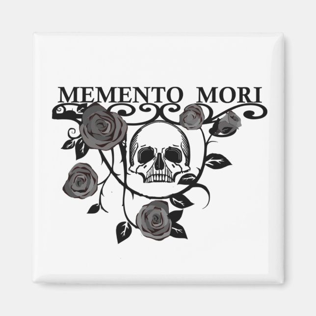 Imán Rosas negros de Memento Mori (Frente)