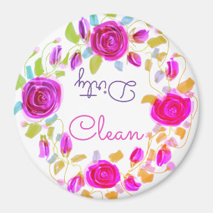 Imán Rosas Rosa Con Púrpura