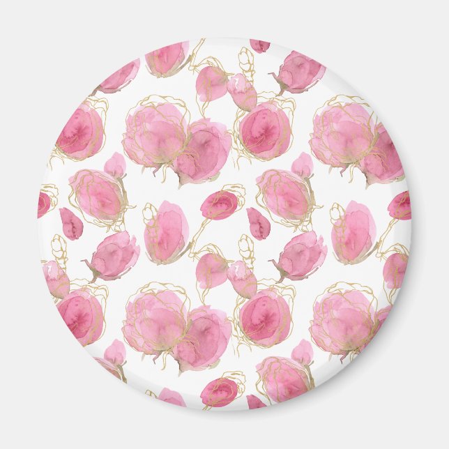 Imán Rosas rosadas (Frente)