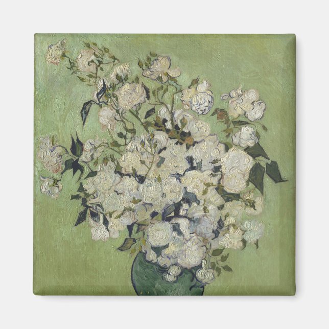 Imán Rosas rosas rosas rosas de la vida en una maleta d (Frente)