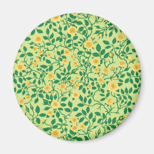 Imán Rosas silvestres en amarillo y verde