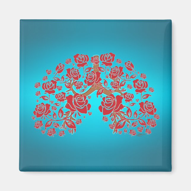 Imán Rosas y esperanza (Frente)