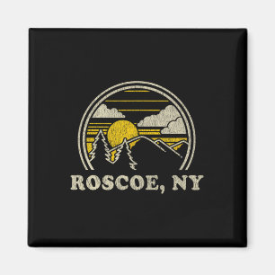 Imán Roscoe Nueva York Ny Camiseta Vintage Senderismo M