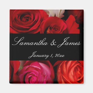 Imán Rose Bouquet Boda personal