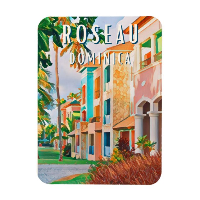 Imán Roseau, la ville tropicale de la Dominique (Vertical)