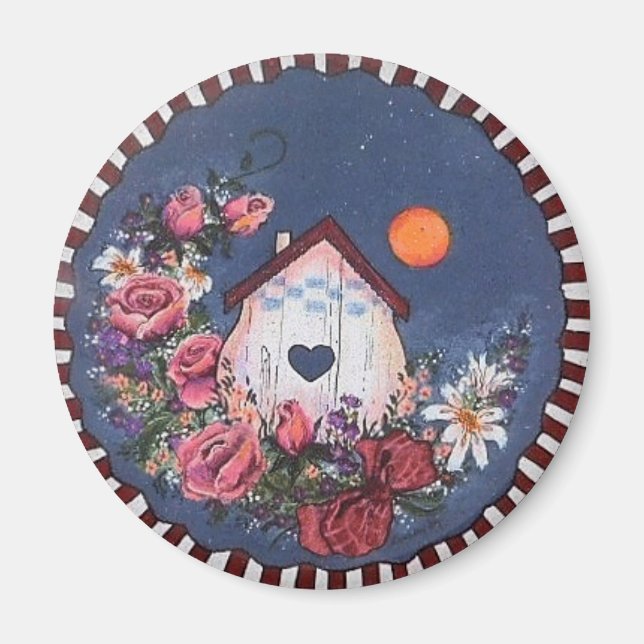 Imán Roseland Bird House Magnet (Frente)