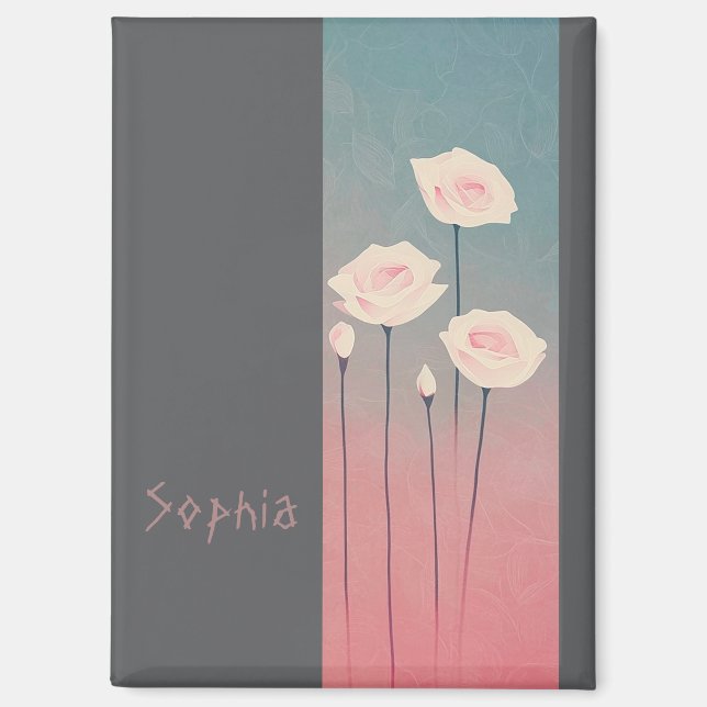 Imán Roses, personalized (Anverso)
