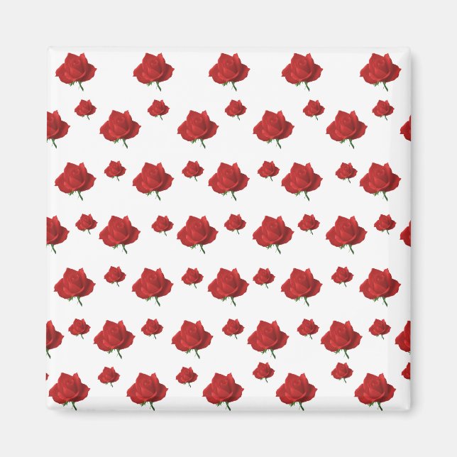Imán Roses rojos (Frente)