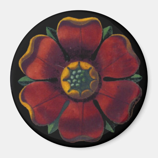 Imán Rosette arquitectónico Nº 1 (Frente)