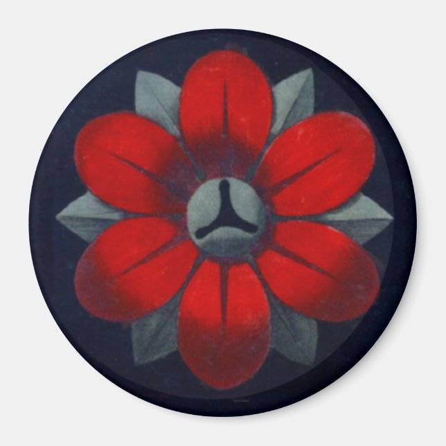 Imán Rosette arquitectónico n.º 3 (Frente)