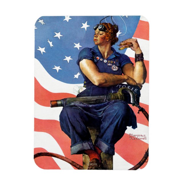 Imán Rosie the Riveter (Vertical)