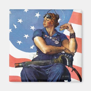 Imán Rosie the Riveter