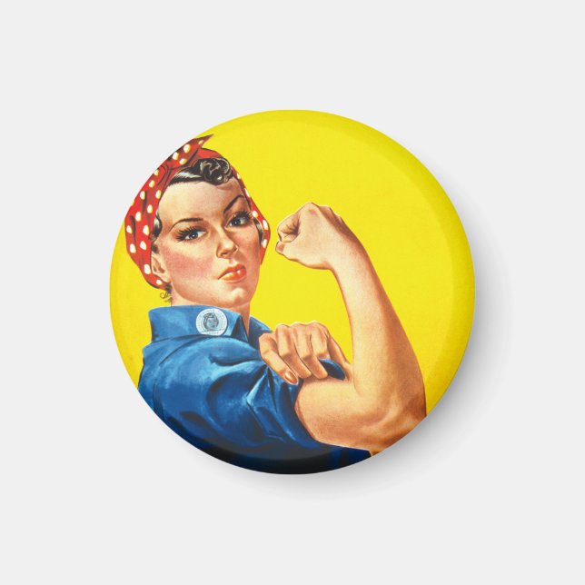 Imán Rosie The Riveter (Frente)