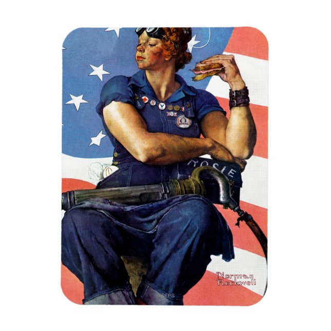 Imán Rosie the Riveter (Vertical)