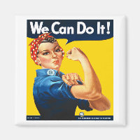 Rosie the Riveter Fridge Magnet