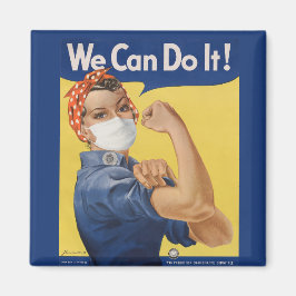 Imán Rosie the Riveter "¡Podemos hacerlo!" Alentar