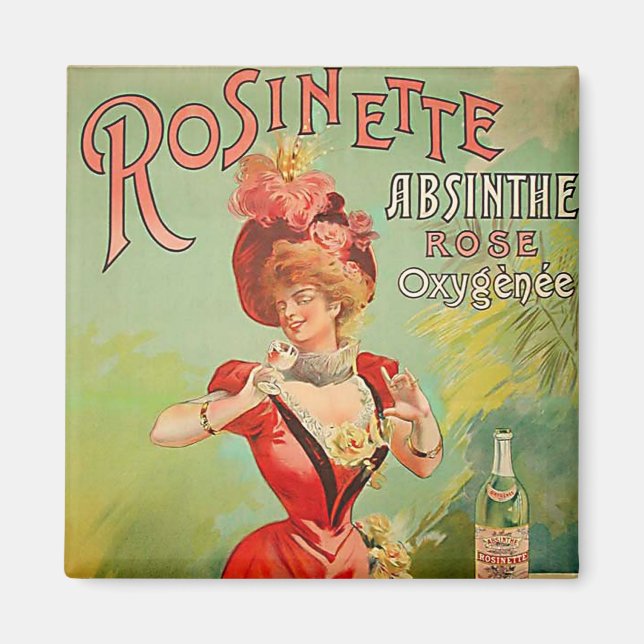 Imán Rosinette Absinthe 1823 (Frente)
