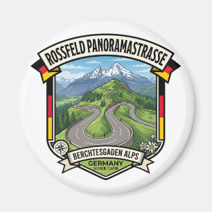 Imán Rossfeld Panoramastraße Alemania Carretera Escénic