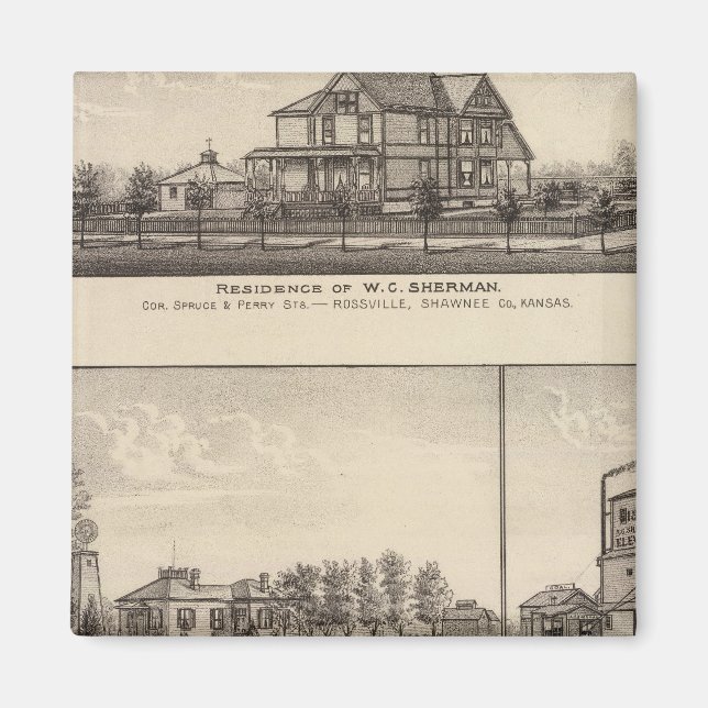 Imán Rossville, Kansas (Frente)