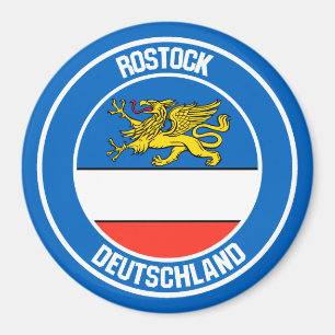 Imán Rostock Round Emblem