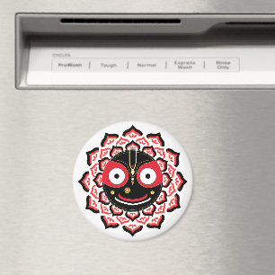 Imán Rostro de Lord Jagannath Chakra Deidad Hindú
