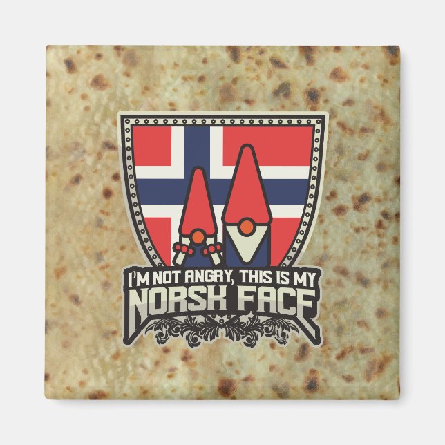 Imán Rostro Norsk (Frente)