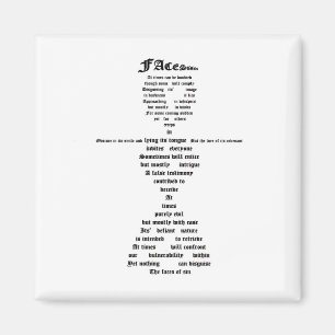 Imán Rostros de pecado