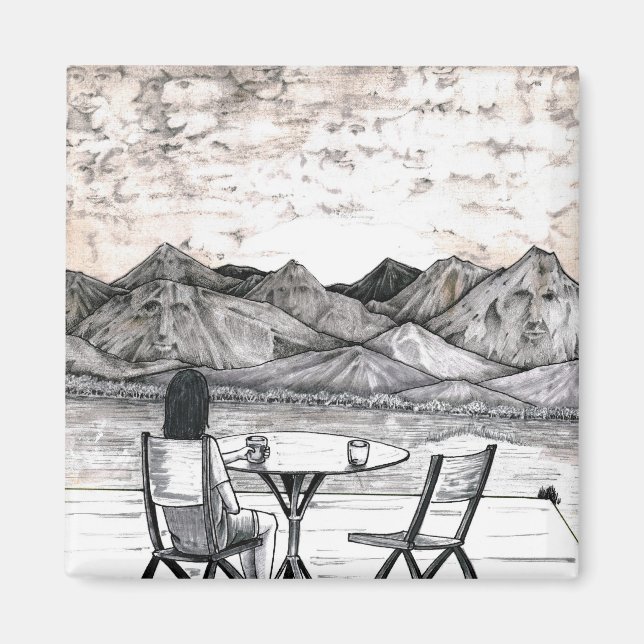 Imán Rostros en el paisaje (Frente)