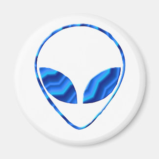 Imán Roswell Alien Round Magnet